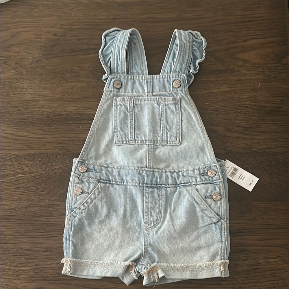 Kids Light Blue Denim Overalls